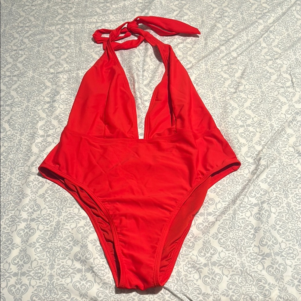 Red one piece never worn